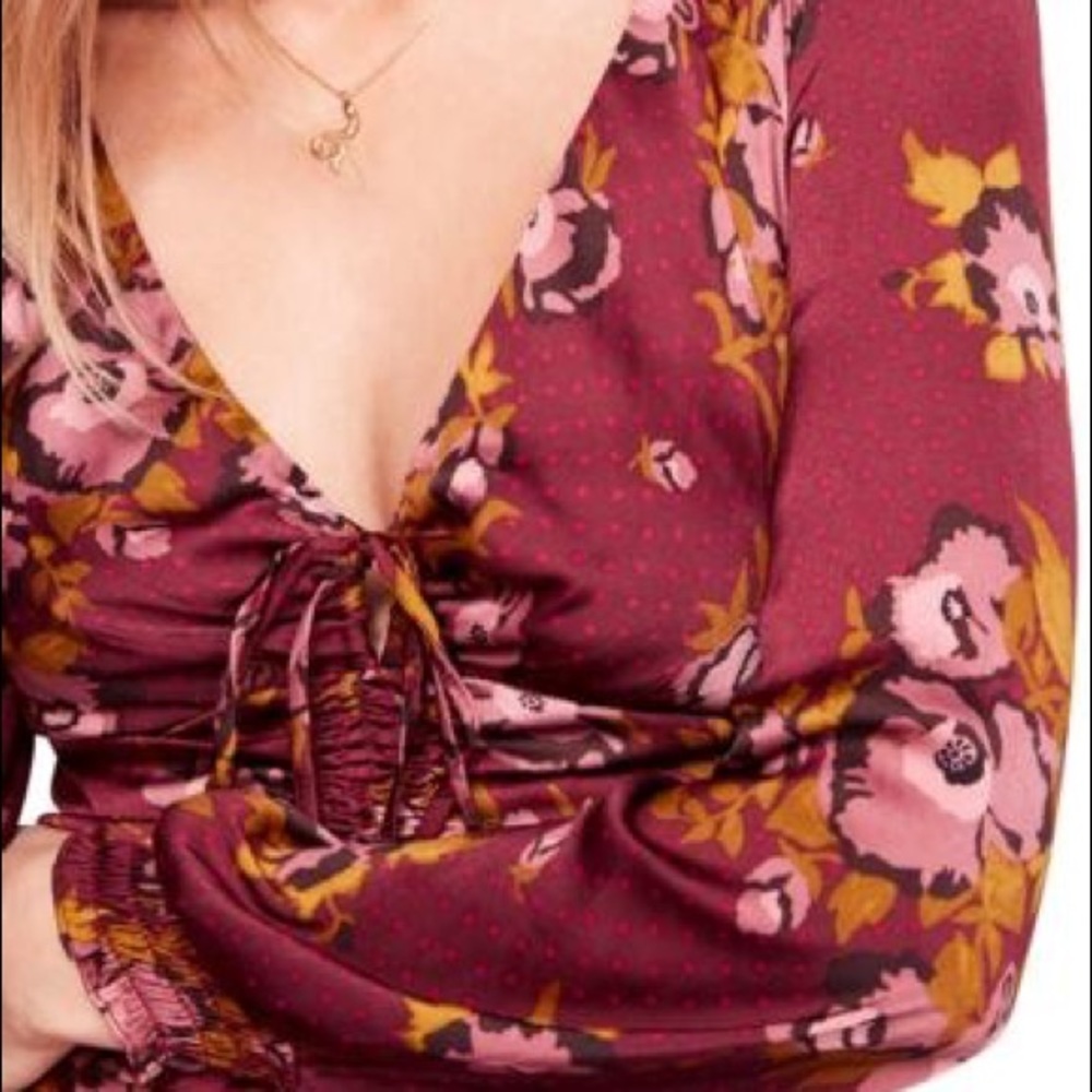 Free People Purple Floral Dress - Picture 4 of 6